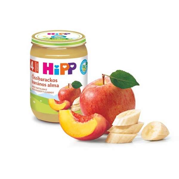 HIPP őszibarackos-alma-banán 190g