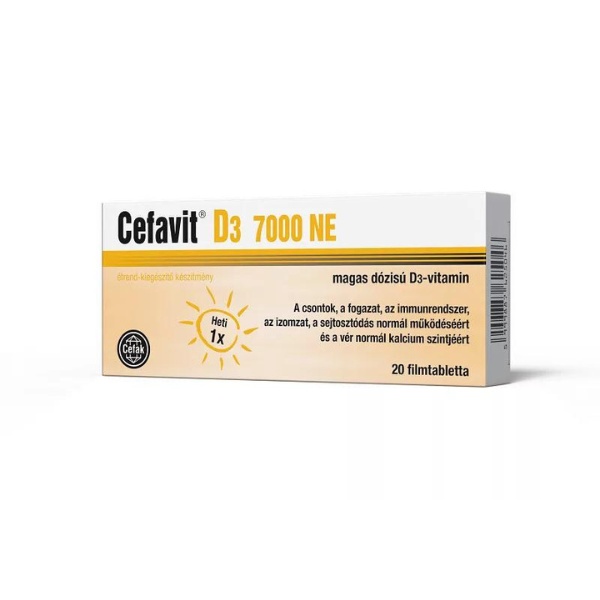 Cefavit D3 7.000 N.E. vitamin 20x