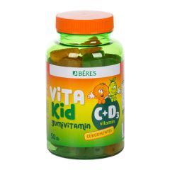 Béres Vitakid C+D3 gumivitamin gumitabletta 50x - KÖZELI LEJÁRAT
