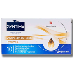 Gyntima hüvelykúp Hyaluronic (10x)