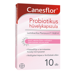 Canesflor hüvelykapszula 10x - hüvelyi probiotikum