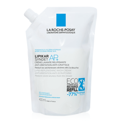 La Roche-Posay Lipikar Syndet AP+ lipidpótló krémtusfürdő utántöltő 400ml