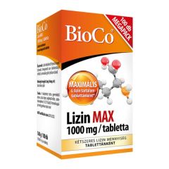 BioCo Lizin Max 1000 mg tabletta 100x