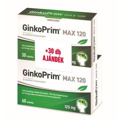 Walmark GinkoPrim Max 120mg tabletta 60x+30x