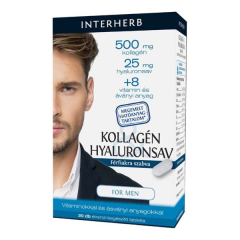 Interherb Kollagén+Hyaluronsav For Men tabletta 30x