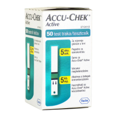 AccuChek Active Glucose vércukorszintmérő csík (50x)