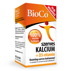 BioCo szerves KALCIUM + D3-vitamin MEGAPACK 90x