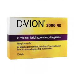 D-Vion D3 vitamin 2000NE kapszula 120x