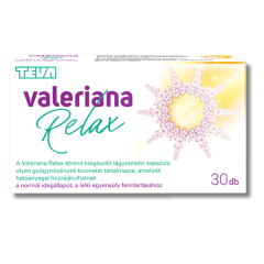 Valeriana Relax Gyógynövénykivonat kapszula (30x)