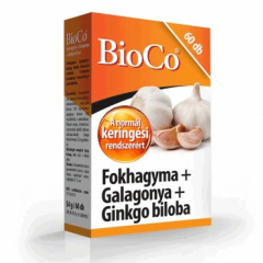 BioCo Fokhagyma Galagonya Ginkgo tabletta (60x)