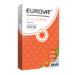 Eurovit D-vitamin 2000NE tabletta 60x