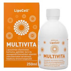 Lipocell Multivita Multivitamin étrendkiegészítő folyadék 250ml