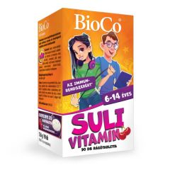 BioCo Suli vitamin rágótabletta cseresznye 90x