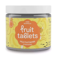 Vitaking Fruit Tablets multivitamin gyerekeknek (alma-banán) 130x