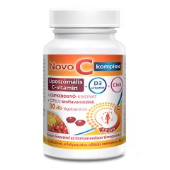 Novo C Komplex liposzómális C-vitamin D3-vitamin Cink 30x