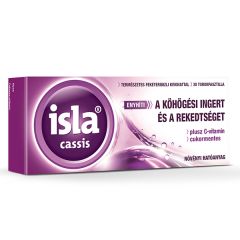 Isla-Cassis Plusz C-vitamin torokpasztilla 30x