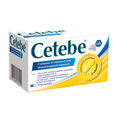 Cetebe C-vitamin+ cink+ D-vitamin kapszula (60x)