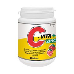 Vitabalans C-vitamin+Cink eper ízű rágótabletta 120x