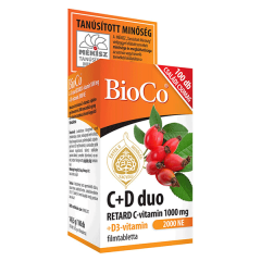 BioCo C+D3 DUO C-vitamin 1000mg D3-vitamin 2000NE retard filmtabletta 100x
