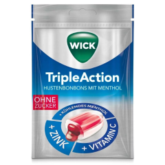 Wick Triple Action cukmentes torokcukor 72g