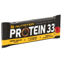 SANTE GO ON Nutrition protein szelet 33% vanília-málna 50g