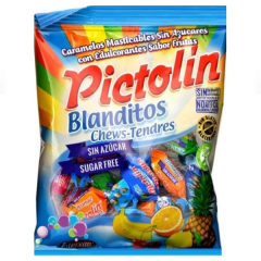 Pictolin Blanditos cukormentes puhakaramell gyümölcsös 65g