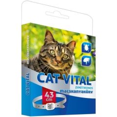 Cat Vital Dimetikonos macskanyakörv fekete (1x)