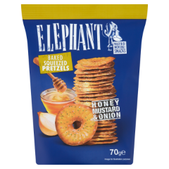 Elephant Chips tallér méz-mustár-hagyma (70g)