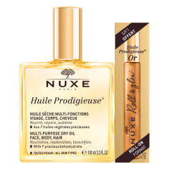 NUXE Huile Prodigieuse többfunkciós száraz olaj arcra +mini parfum csomag