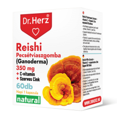 Dr.Herz Reishi 350mg+C-vitamin+Szerves Cink kapszula 60x