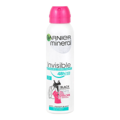 Mineral Invisible Black & White & Colors Clean Fresh izzadásgátló spray 150ml