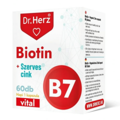 Dr.Herz Biotin + Szerves cink kapszula 60x