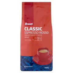 Bravos Classic Espresso Rosso pörkölt szemes kávé 1kg