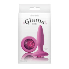 Anális dugó Glams Mini Pink Gem 1x