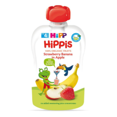 HiPP Eper-banán alma 100% gyümölcs 4hó+ 100g