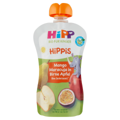 HiPP HiPPiS BIO mango-maracuja almás körtében 12hó+ 100g