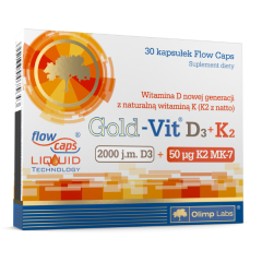 Olimp Labs Gold-Vitamin D3+K2 2000NE kapszula 30x