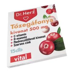 Dr.Herz Tőzegáfonya kivonat 500 mg kapszula 15x