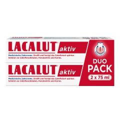 Lacalut Aktív fogkrém DUO Pack 2x75ml