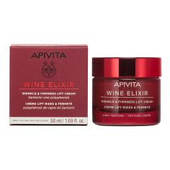 Apivita Wine Elixir - Ránctalanító arckrém LIGHT 50ml