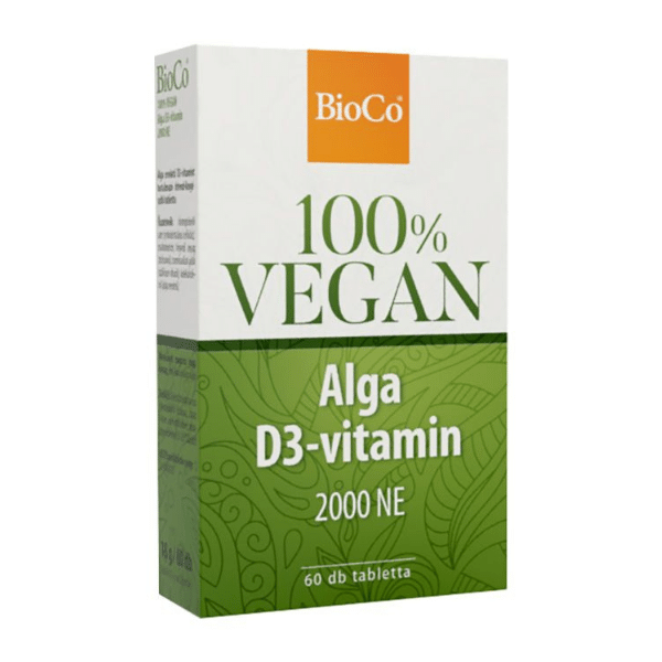 BioCo Vegan Alga D3 vitamin 2000NE tabletta 60x