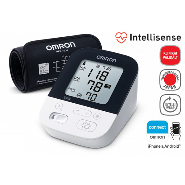 Omron M4 Intelli iT okos-vérnyomásmérő Bluetooth adatátvitellel