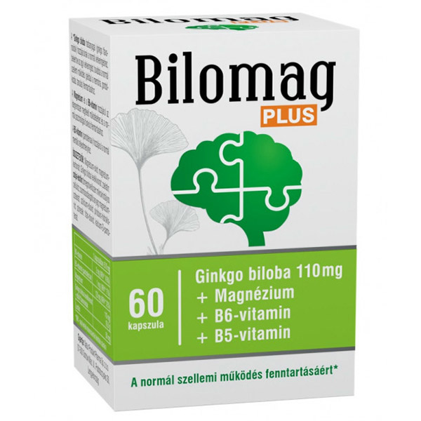 Bilomag Plus Ginkgo Biloba 110 mg kapszula 60x