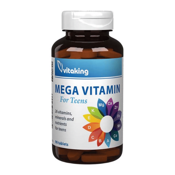 Vitaking Mega Vitamin for Teens tabletta Tiniknek 90x