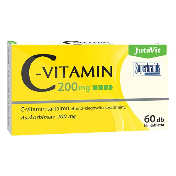 JutaVit C-vitamin  200 mg tabletta 60x