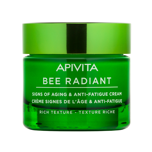 Apivita Bee Radiant bőröregedés és fáradtság jelei elleni arckrém rich 50ml