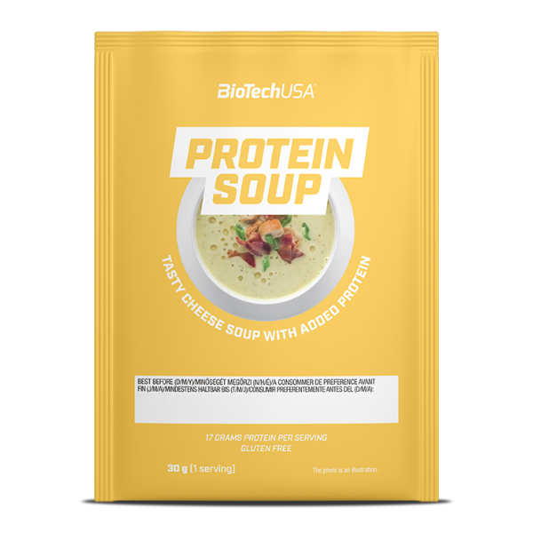 BioTechUsa Cheese Soup 30g - fehérjében gazdag levespor