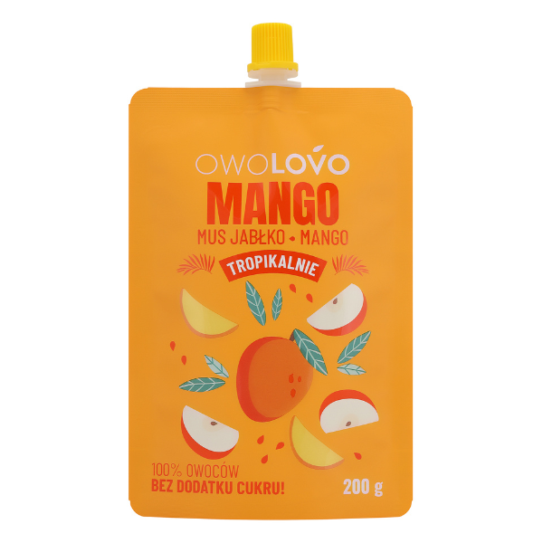 Owolovo trópusi gyümölcspüré mangó 200g